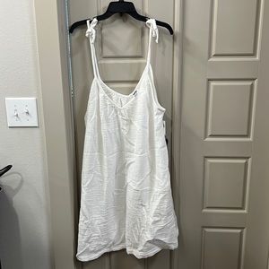 Large White Tie Shoulder Dress - Old Navy